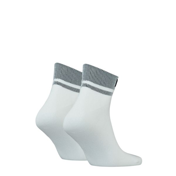Puma Quarter Sokken New Heritage 2-pack Wit / Zwart