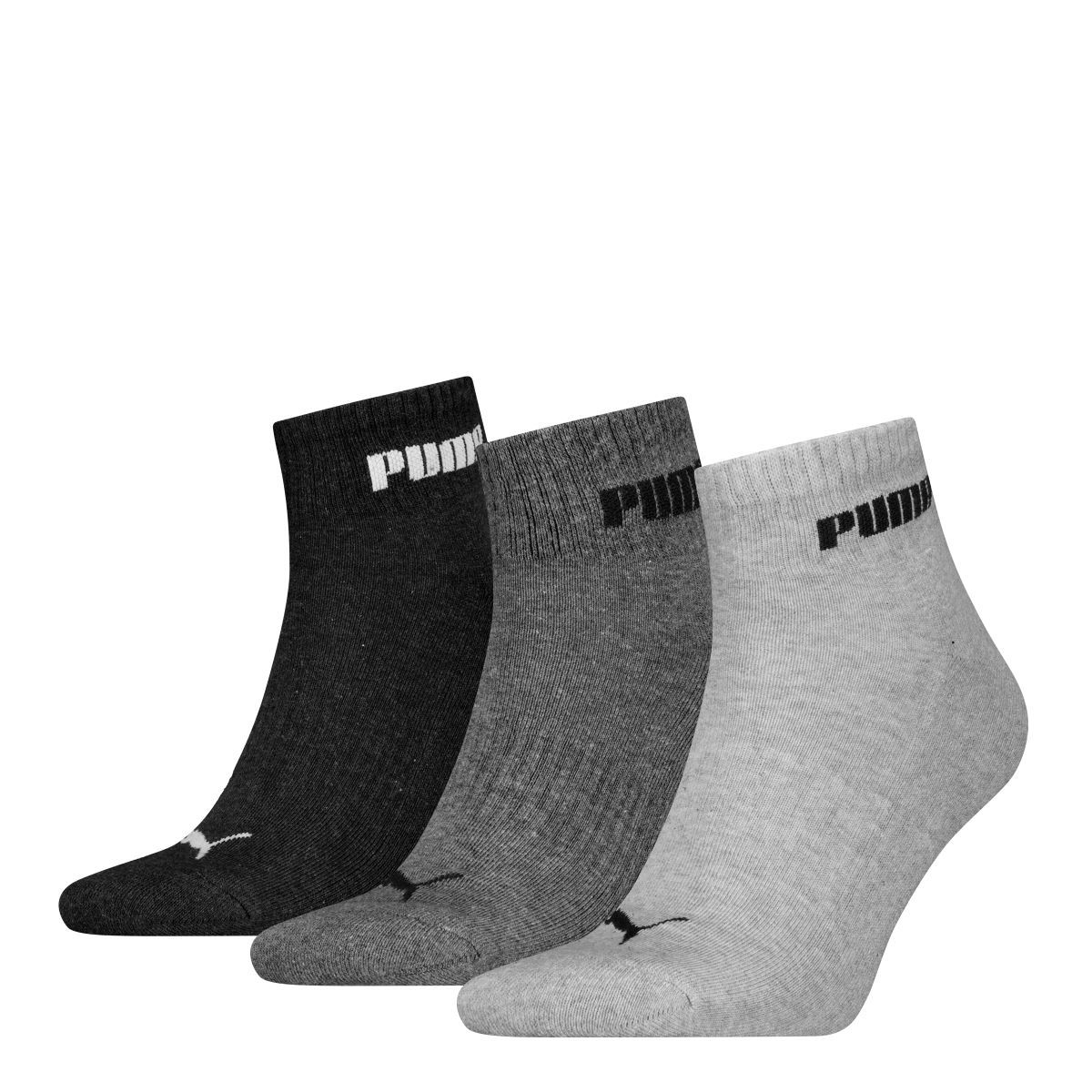 Puma Quartersokken Cushioned New Generation 9-pack Grey Melange
