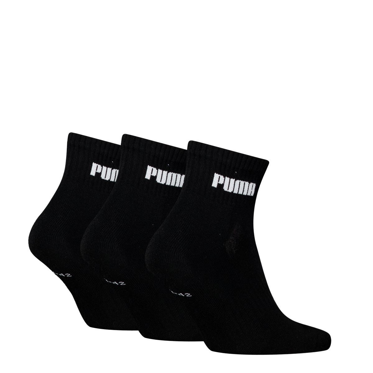 Puma Quartersokken Cushioned New Generation 3-pack Zwart