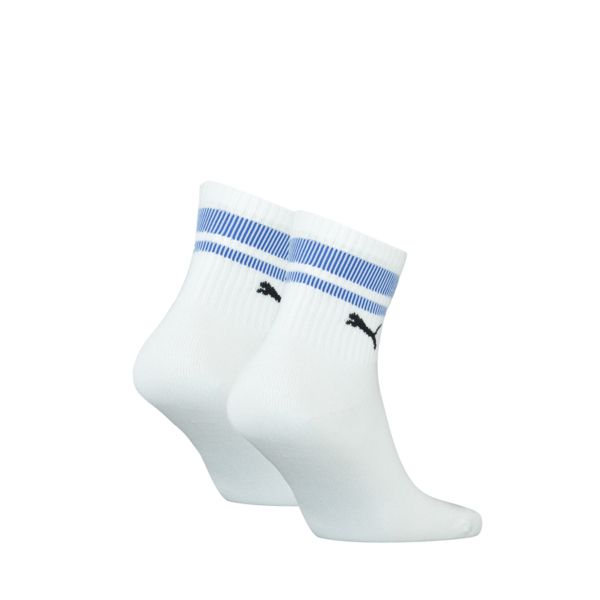 Puma Sokken Short Crew New Heritage 2-pack Wit / Blauw