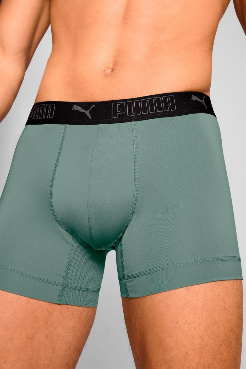Puma Sport Boxershorts Microfiber 6-pack Dark Sage / Black
