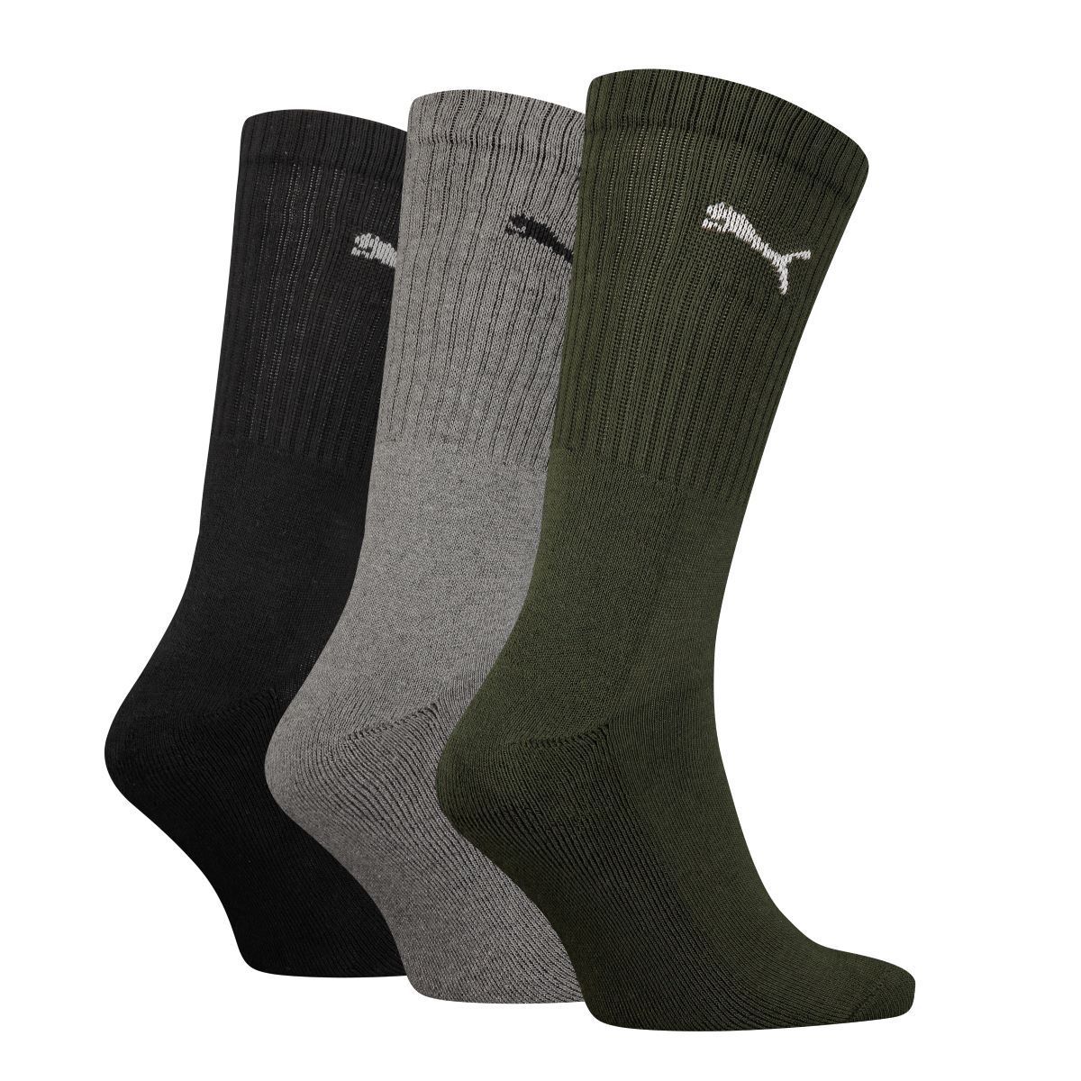 Puma Sportsokken 3-pack Green Combo