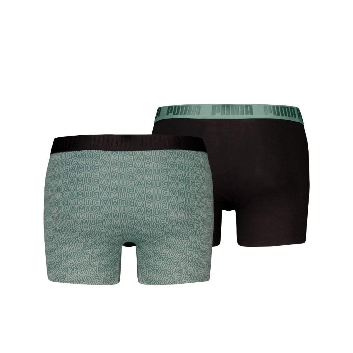 Puma Boxershorts Printed 2-pack Dark Sage / Black