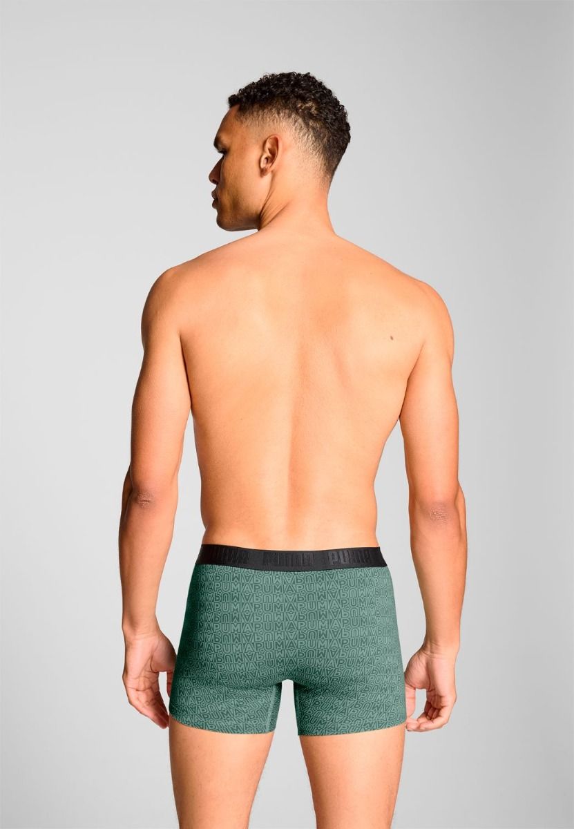 Puma Boxershorts Printed 2-pack Dark Sage / Black