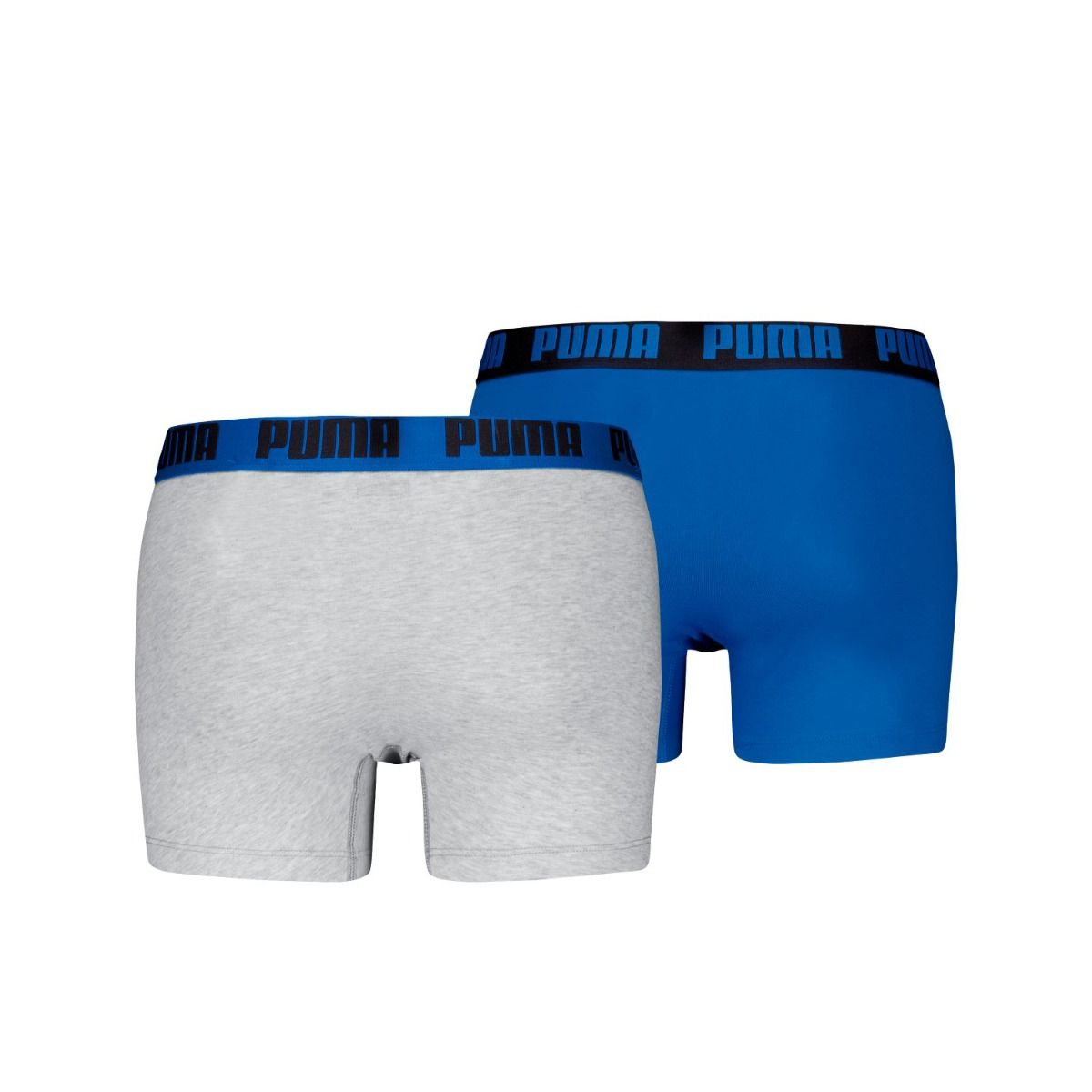 Puma Boxershorts Everyday Basic 2-pack Light Grey Melange / Blue