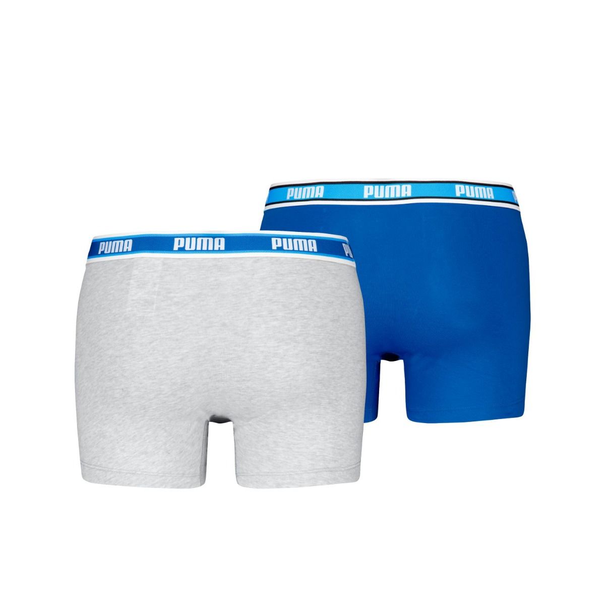 Puma Boxershorts Logo Elastic 2-pack Royal Blue / Grey Melange