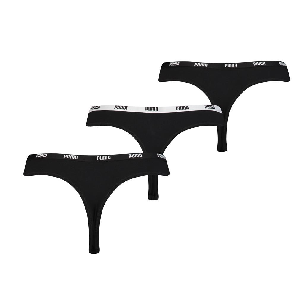 Puma String Dames Zwart 3-Pack