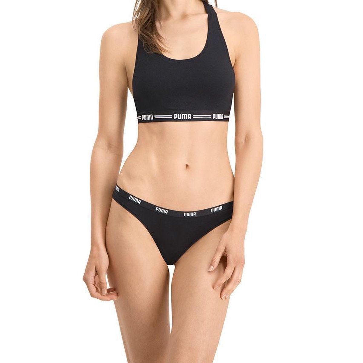 Puma String Dames Zwart 3-Pack