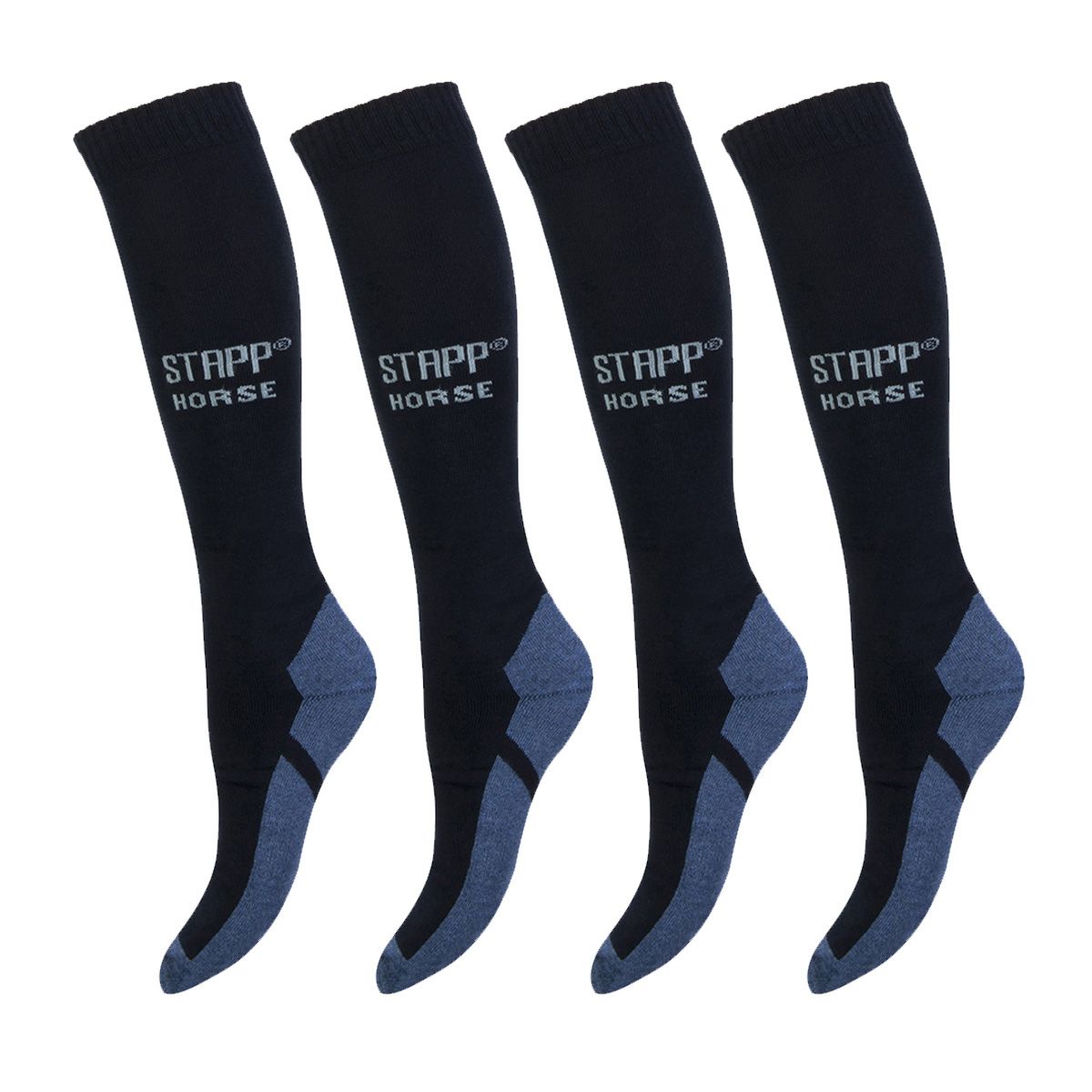 STAPP Horse Paardrijsokken Uni 4-pack Marine