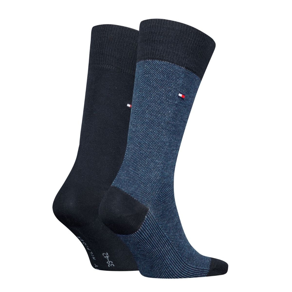 Tommy Hilfiger Sokken Heren Birdseye 2-pack Jeans