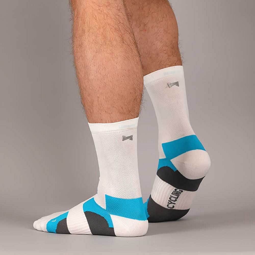 Xtreme Fietssokken Crew 3-pack Multi White