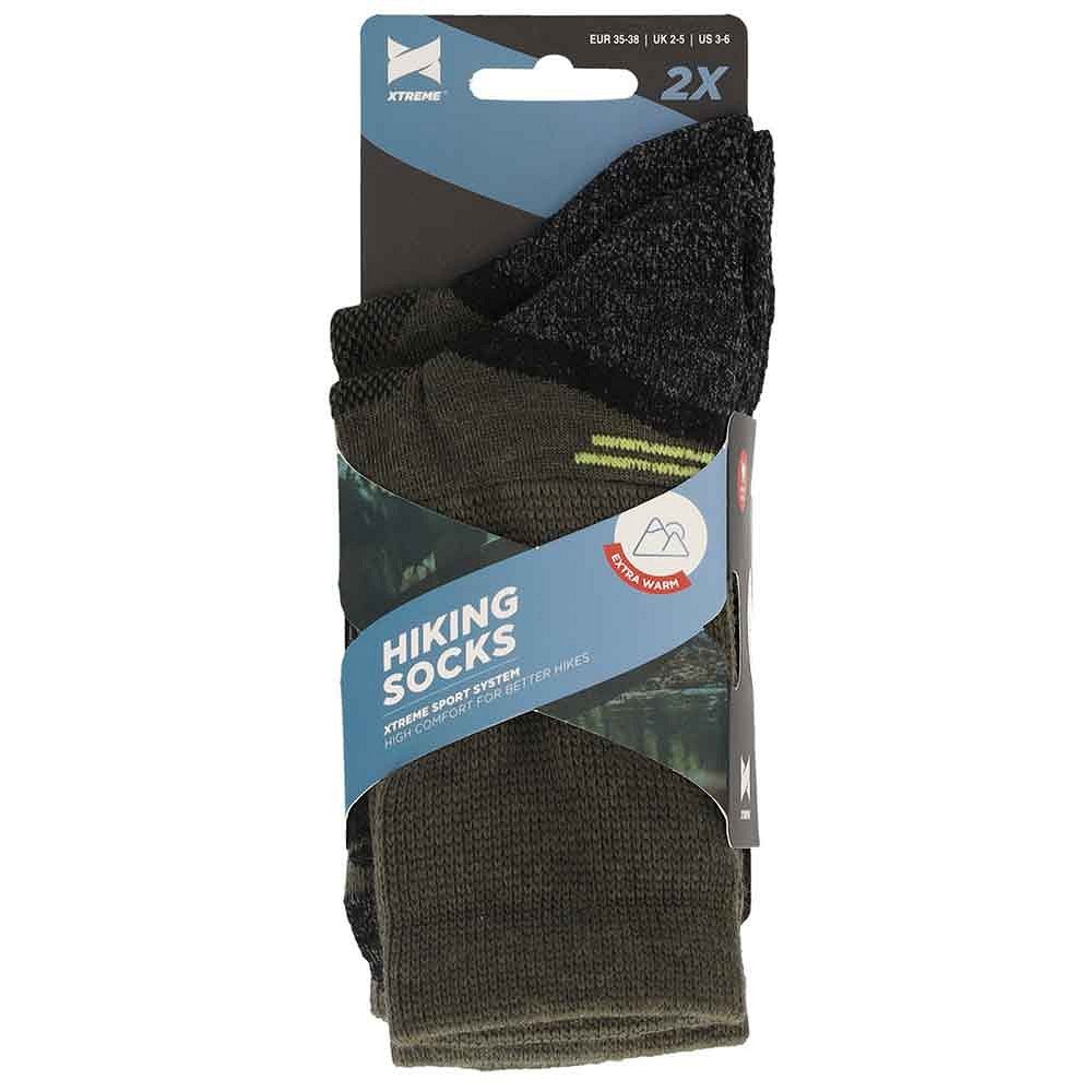 Xtreme Hiking Sokken Wol 6-pack Multi Green