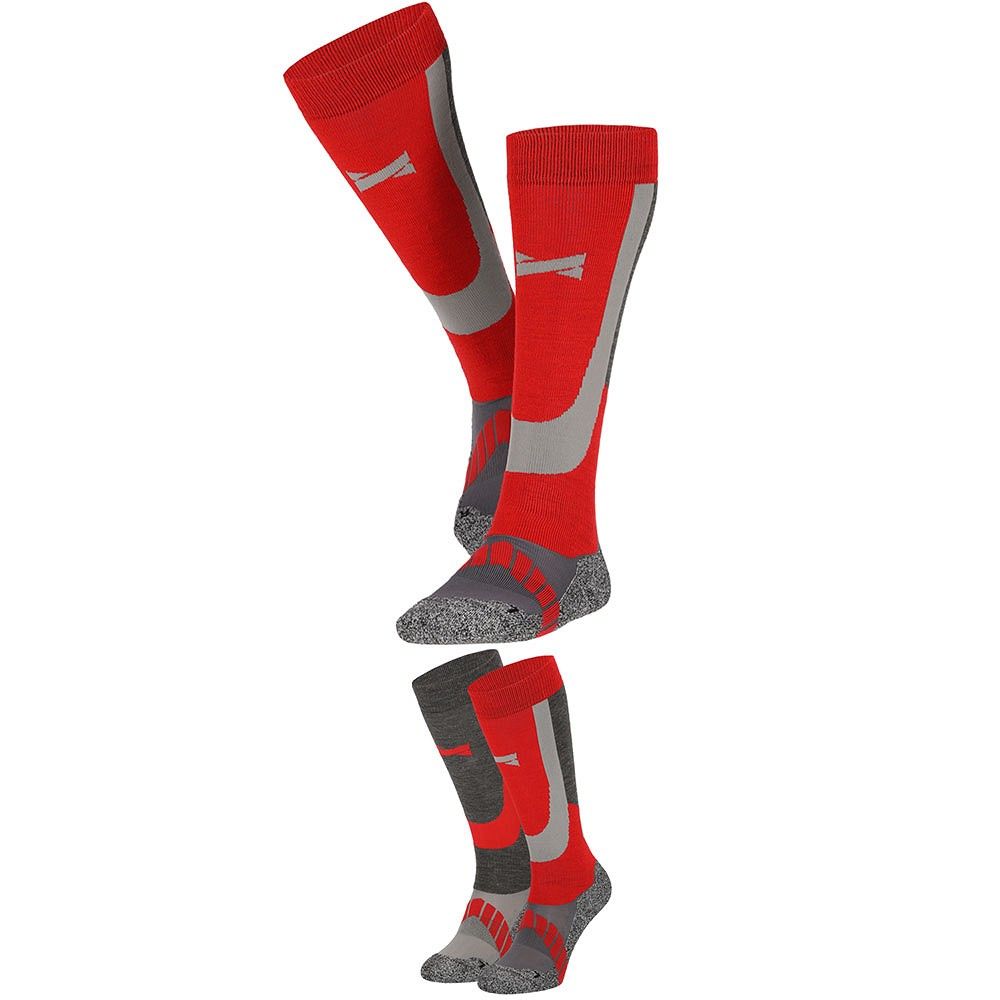 Xtreme Skisokken Unisex 6-pack Multi Red