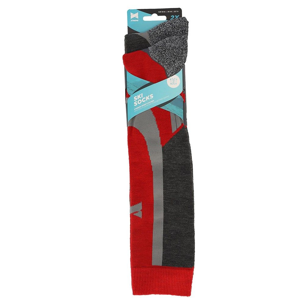 Xtreme Skisokken Unisex 6-pack Multi Red
