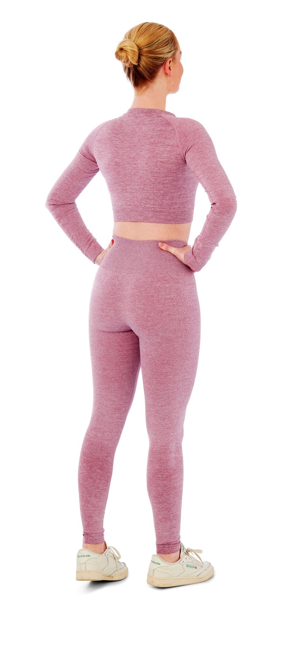Xtreme Sportswear Dames Sportset - Sportlegging + Sport Croptop -  Roze