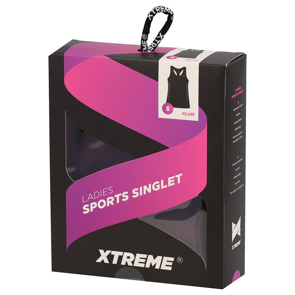 Xtreme Sportswear Sport Singlet Dames Plum
