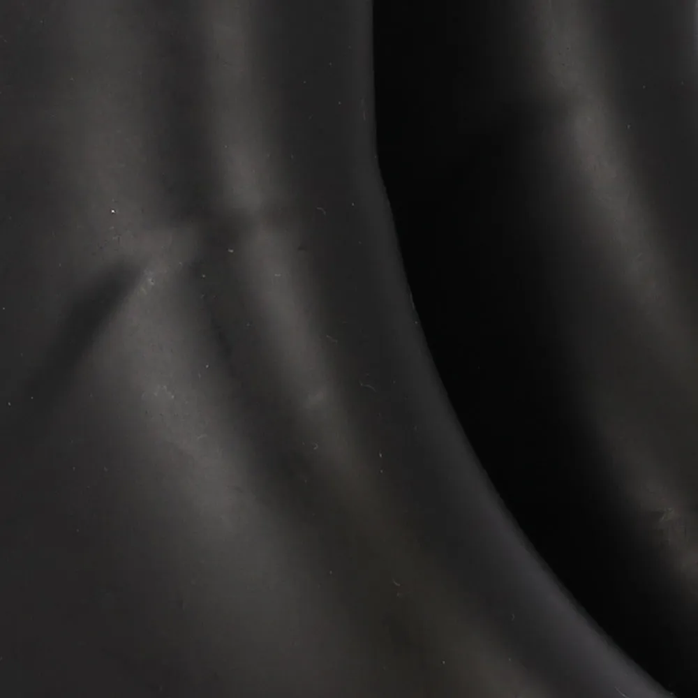 XQ Dames Regenlaarzen Rubber Plain Chelsea Zwart 