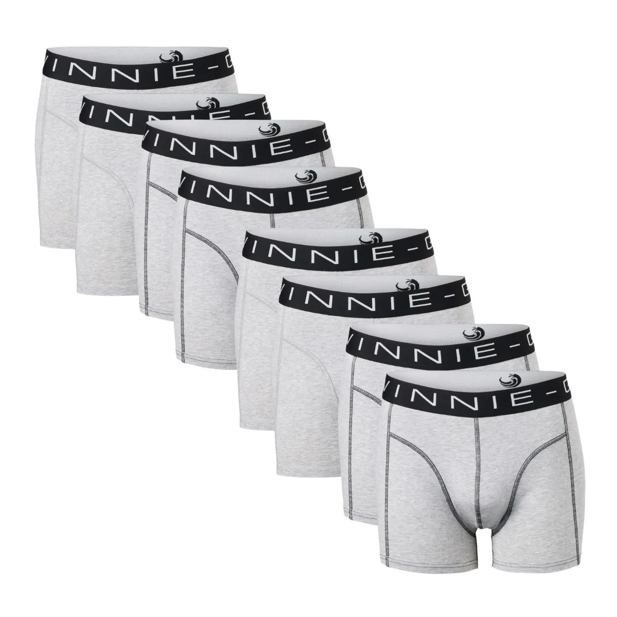 Vinnie-G Boxershorts 8-pack Grey Melange