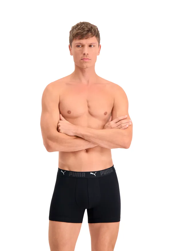 Puma Sport Boxershorts Katoen 6-pack Zwart
