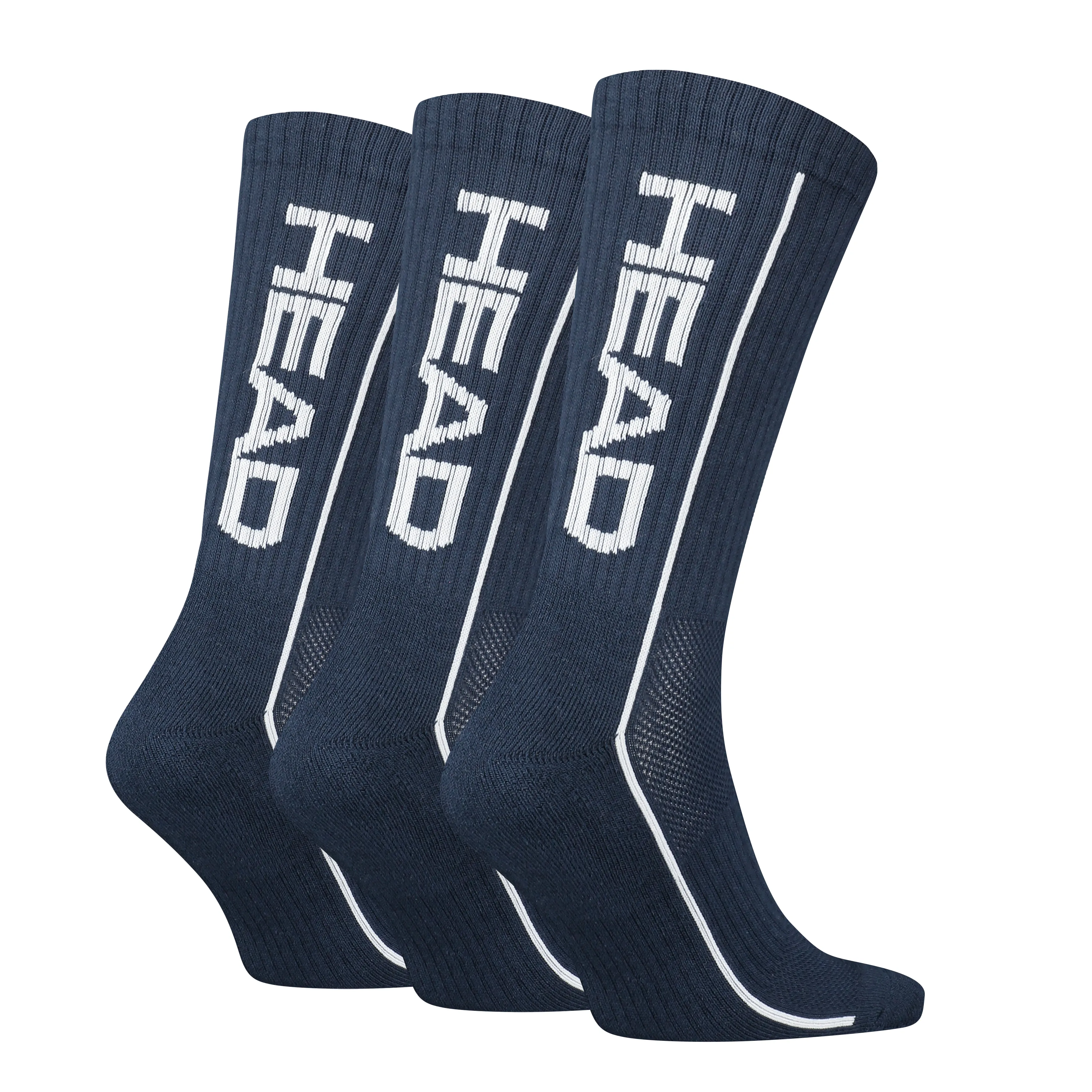 HEAD Sokken Performance Crew 3-pack Navy