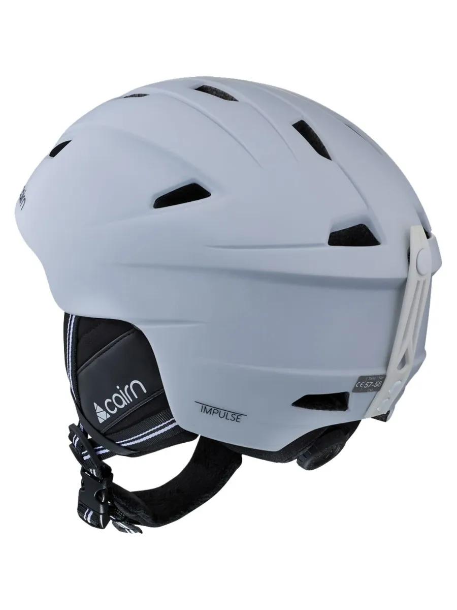 Cairn Skihelm Impulse Mat White