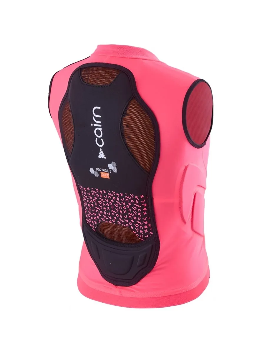 Cairn Kinder Rugbeschermer Vest ProRide D3O® J Fluo Pink