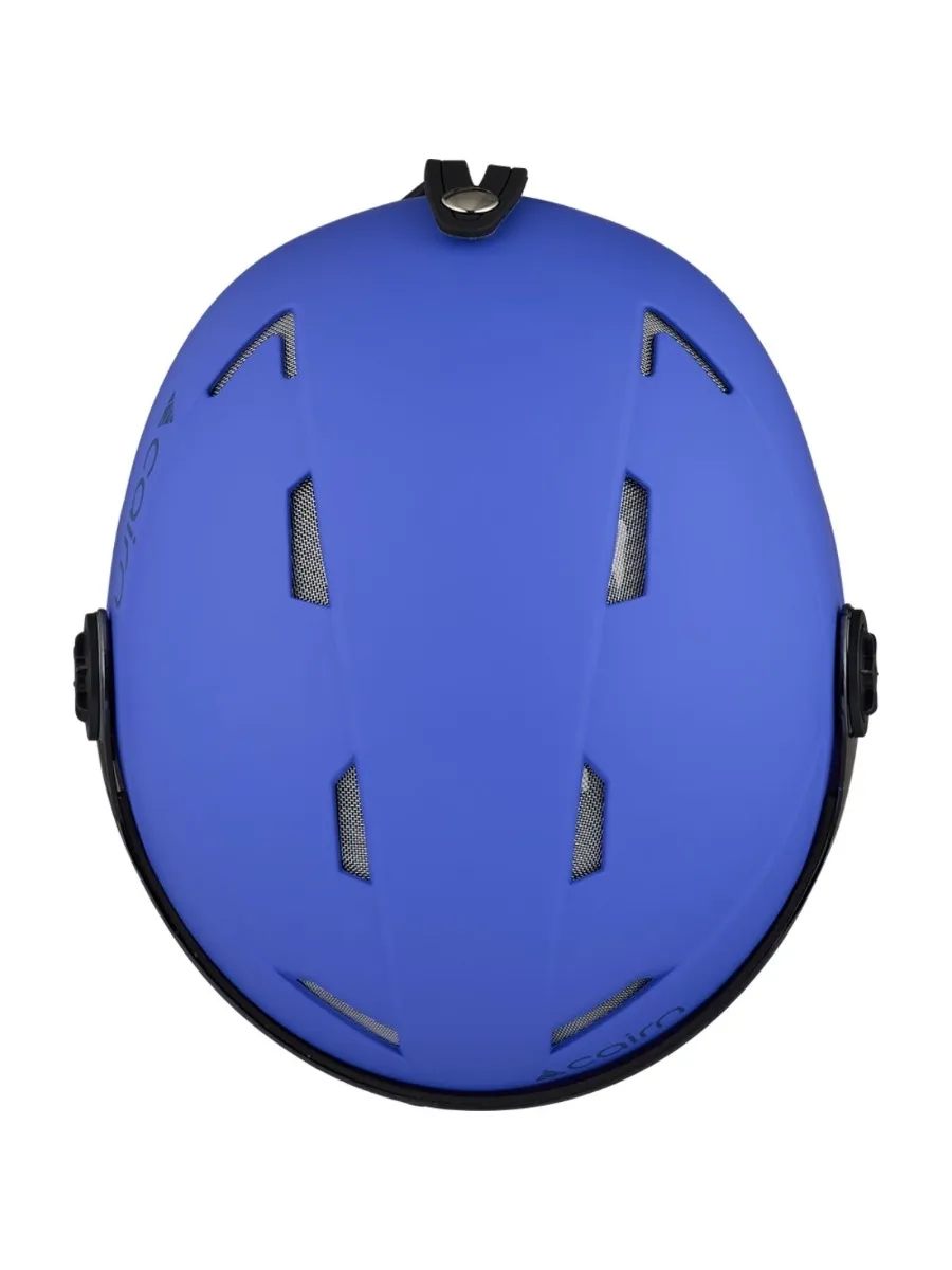 Cairn Kinder Skihelm met Vizier Orbit Visor Mat Blue