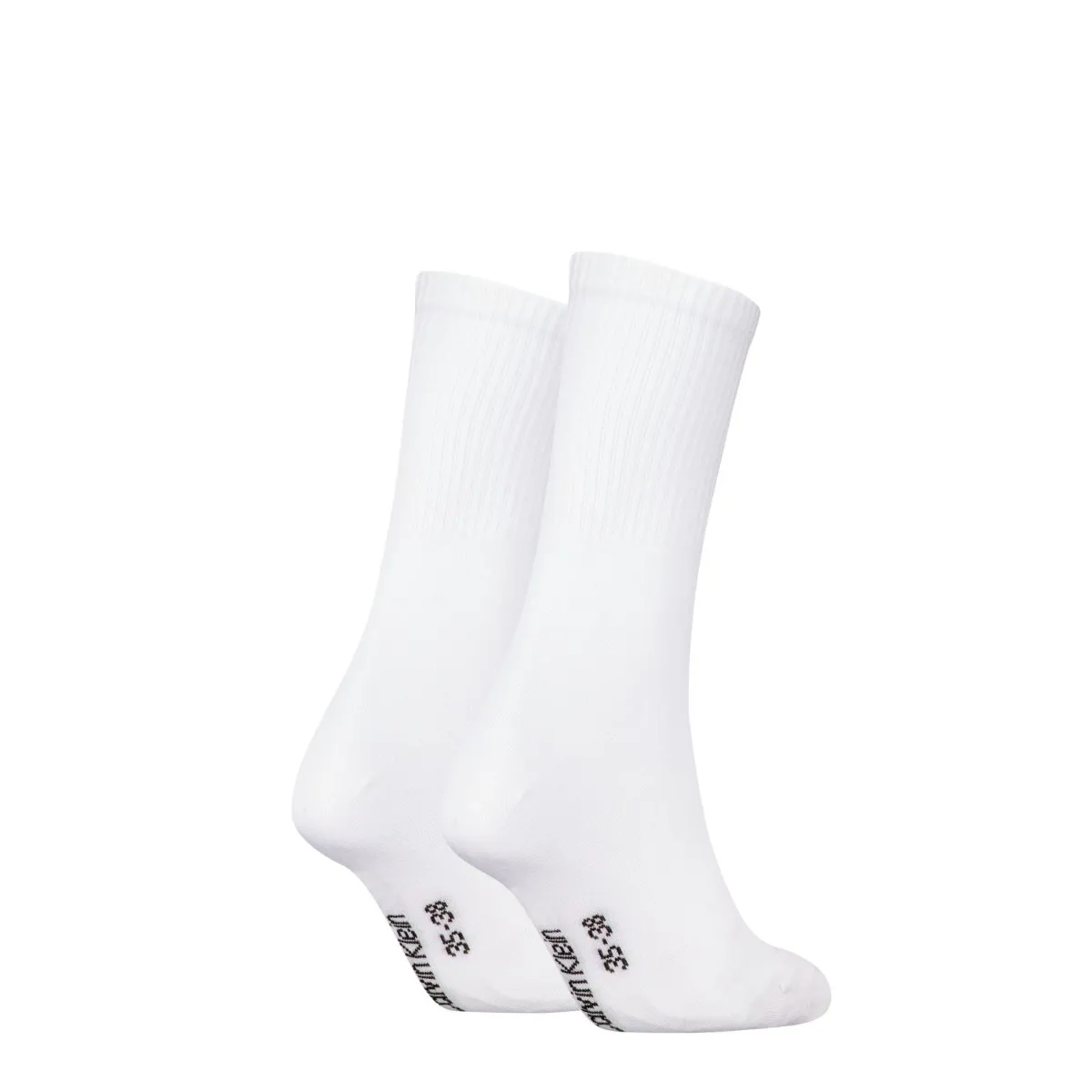 Calvin Klein Sokken Dames Monogram 2-pack Wit