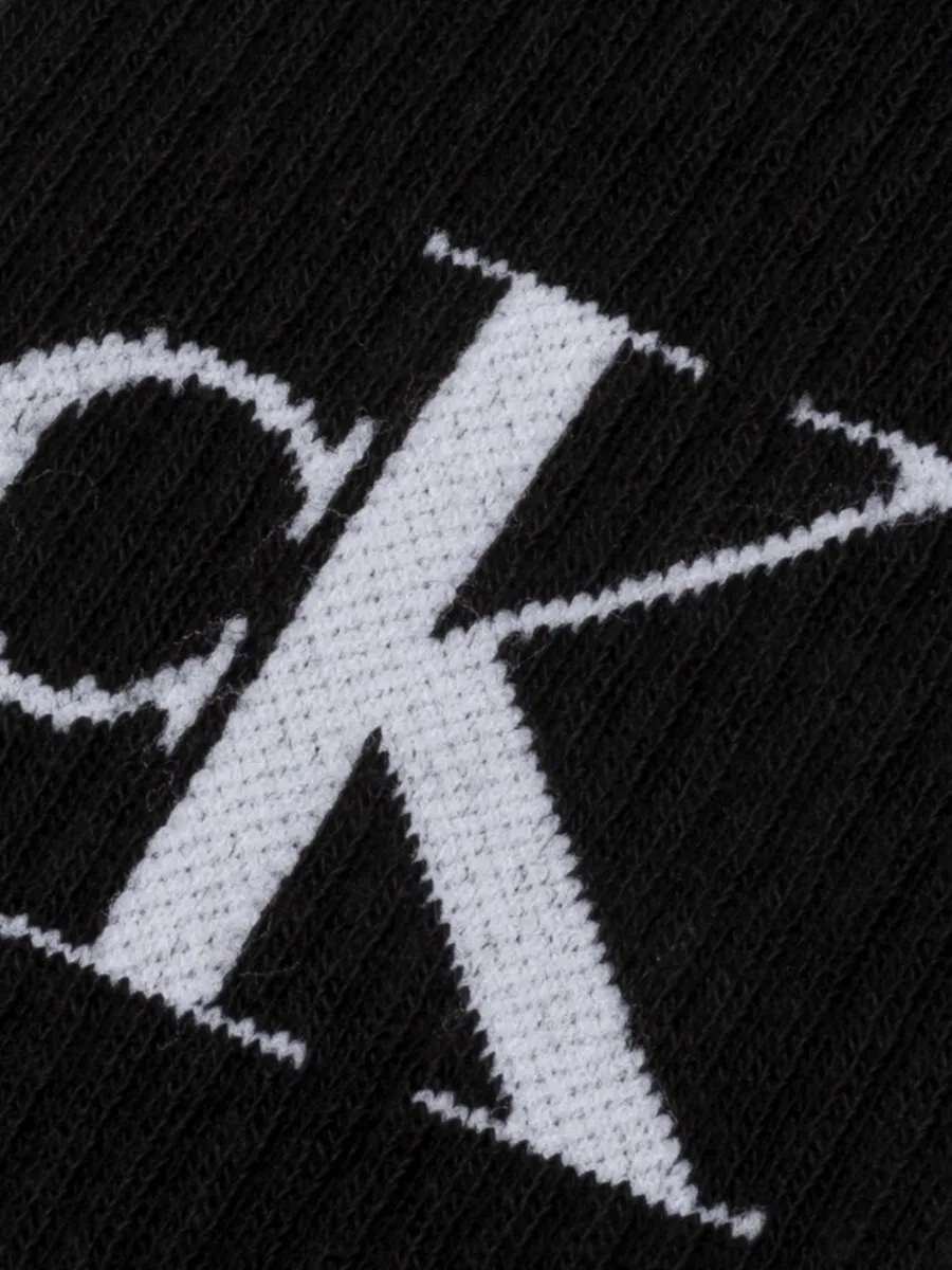 Calvin Klein Sokken Heren Monogram 2-pack Zwart