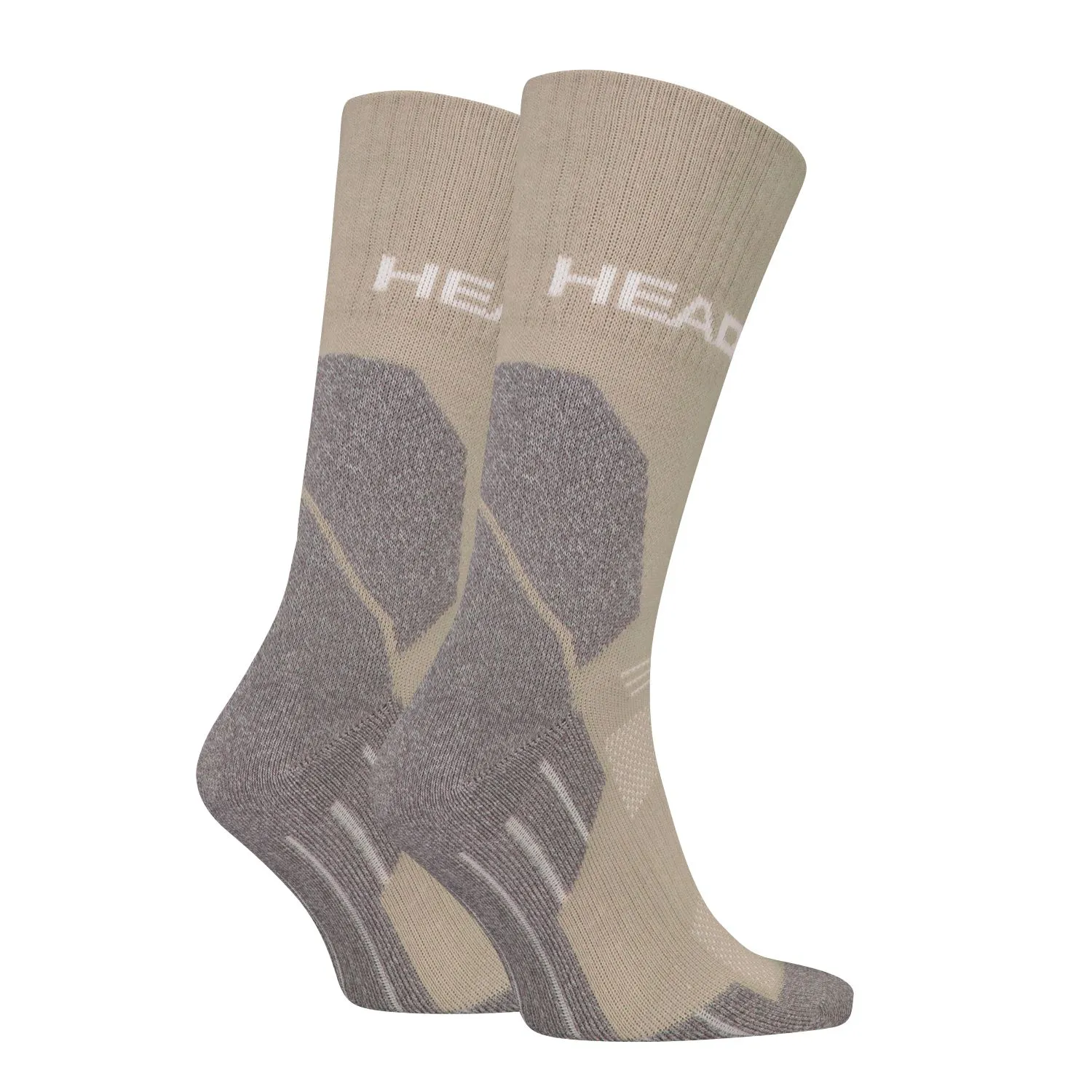 HEAD Wandelsokken All Climates Hiking Crew 2-pack Taupe