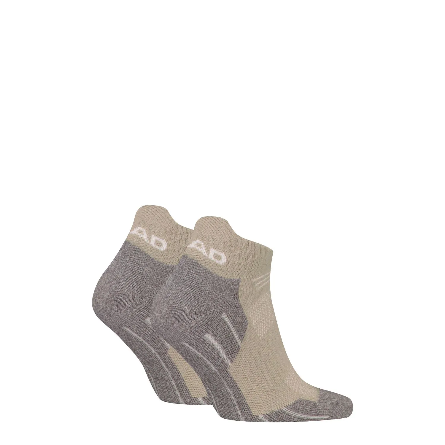 HEAD Wandelsokken All Climates Hiking Sneaker 2-pack Taupe