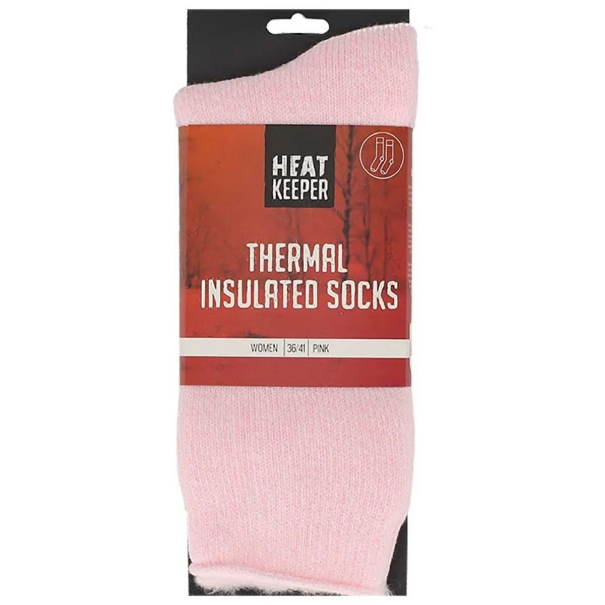 Heatkeeper Dames Thermo Sokken Pink Mouliner