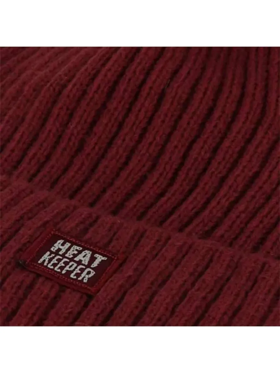 Heatkeeper Dames Winter Set - Muts + Handschoenen + Nekwarmer - Burgundy
