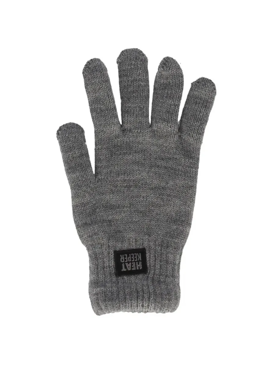 Heatkeeper Heren Winter Set - Muts + Handschoenen - Grey