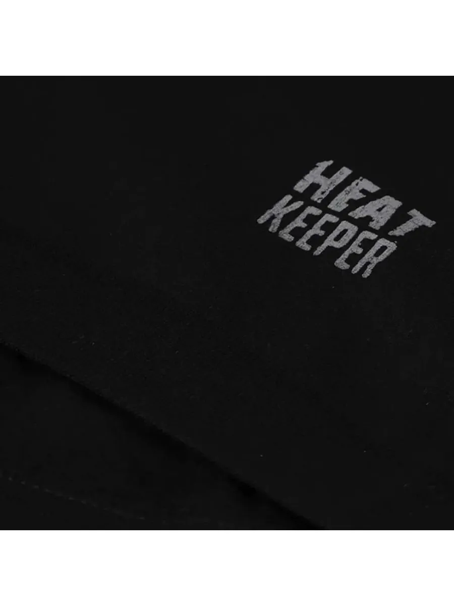 Heatkeeper Thermoset Dames Basic Naadloos - Thermoshirt + Thermo Legging - Zwart