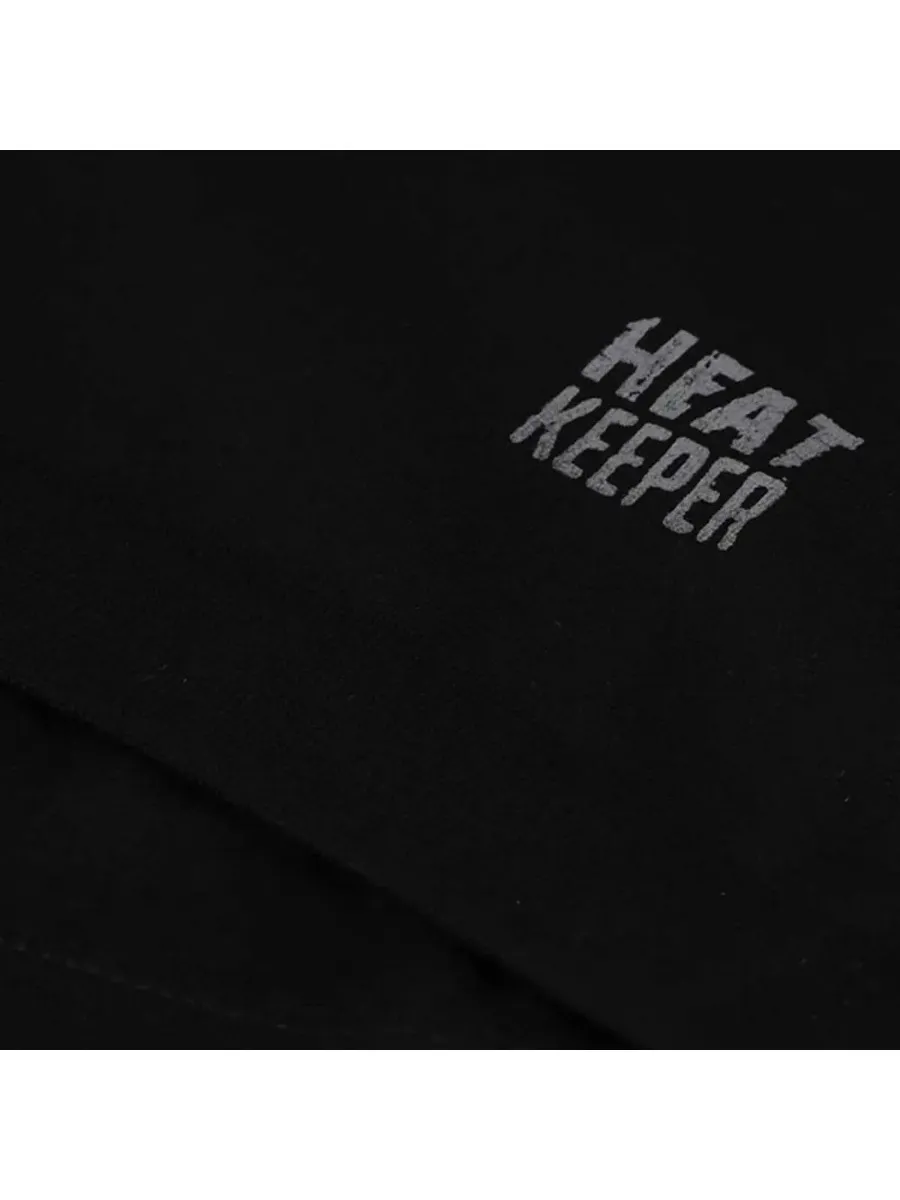 Heatkeeper Thermoset Heren Basic Naadloos - Thermoshirt + Thermo Legging - Zwart