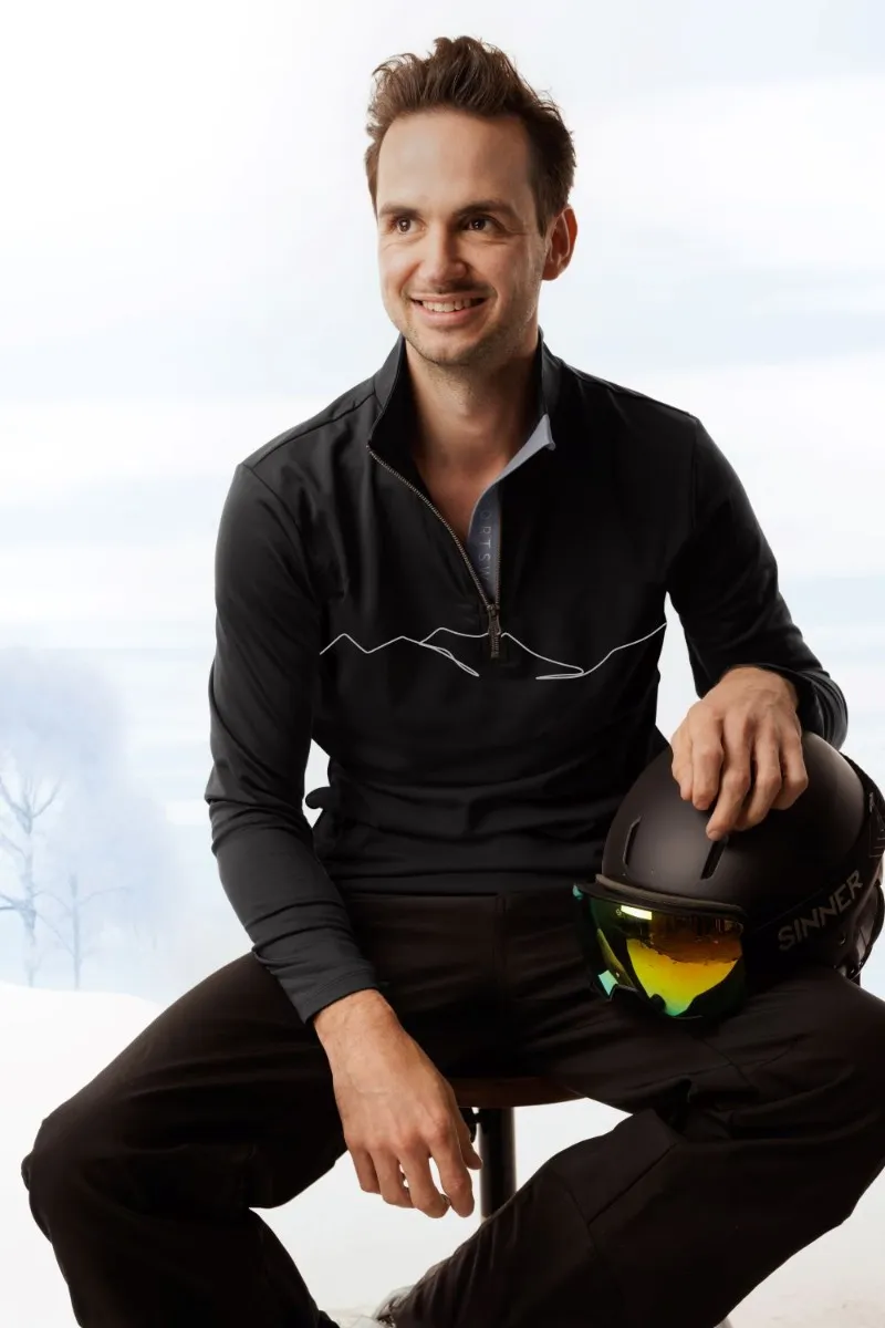 KOU Sportswear Skipully Heren Mountain Zwart