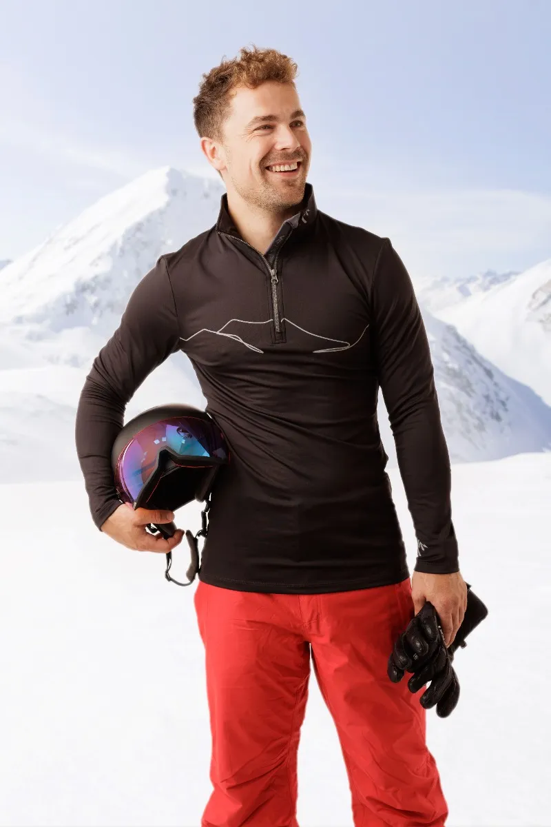 KOU Sportswear Skipully Heren Mountain Zwart
