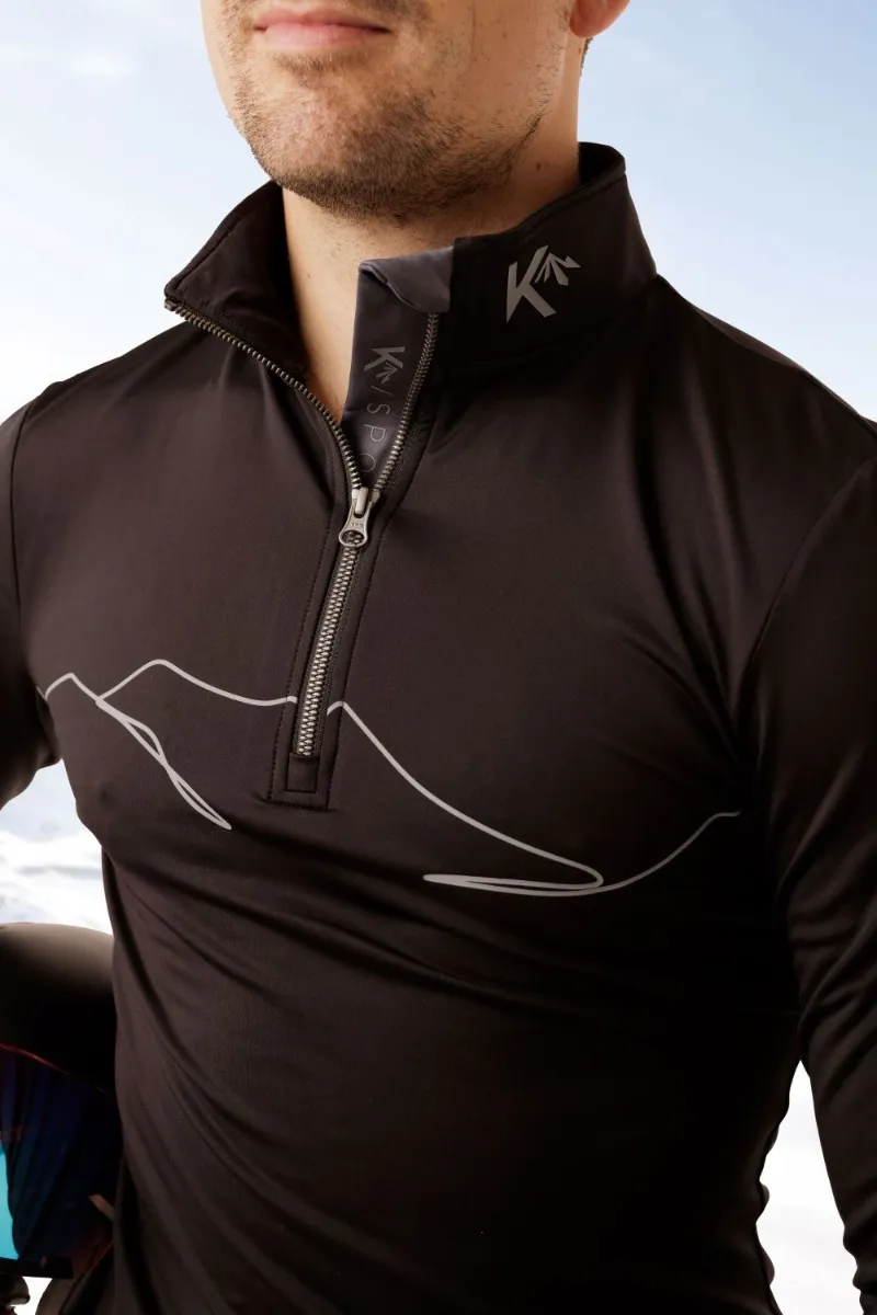 KOU Sportswear Skipully Heren Mountain Zwart