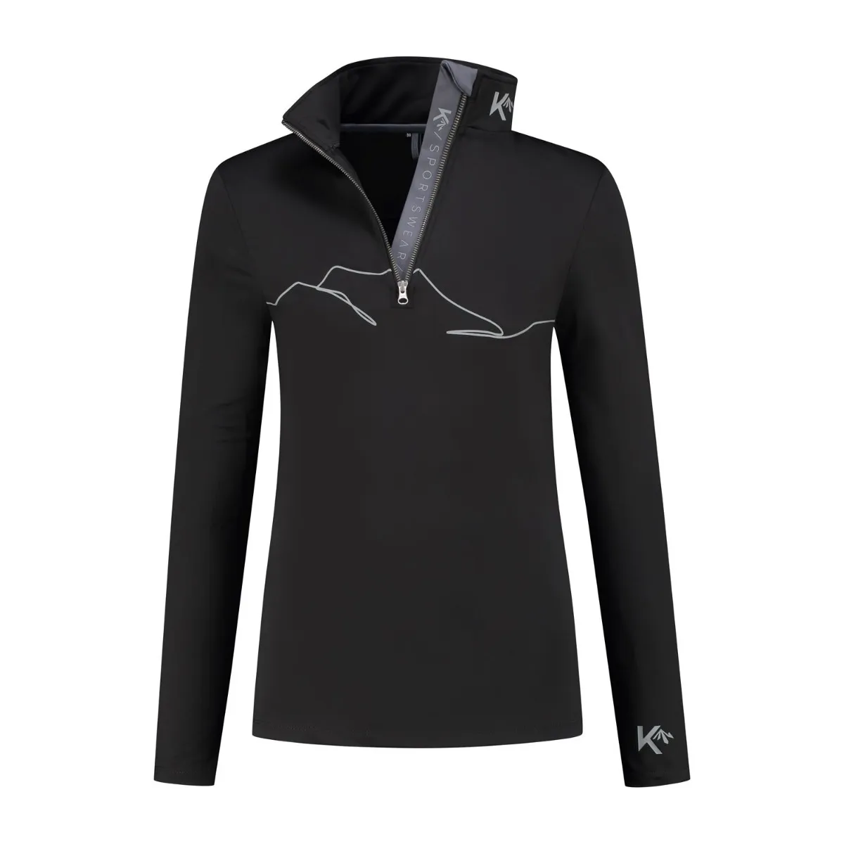 KOU Sportswear Skipully Heren Mountain Zwart