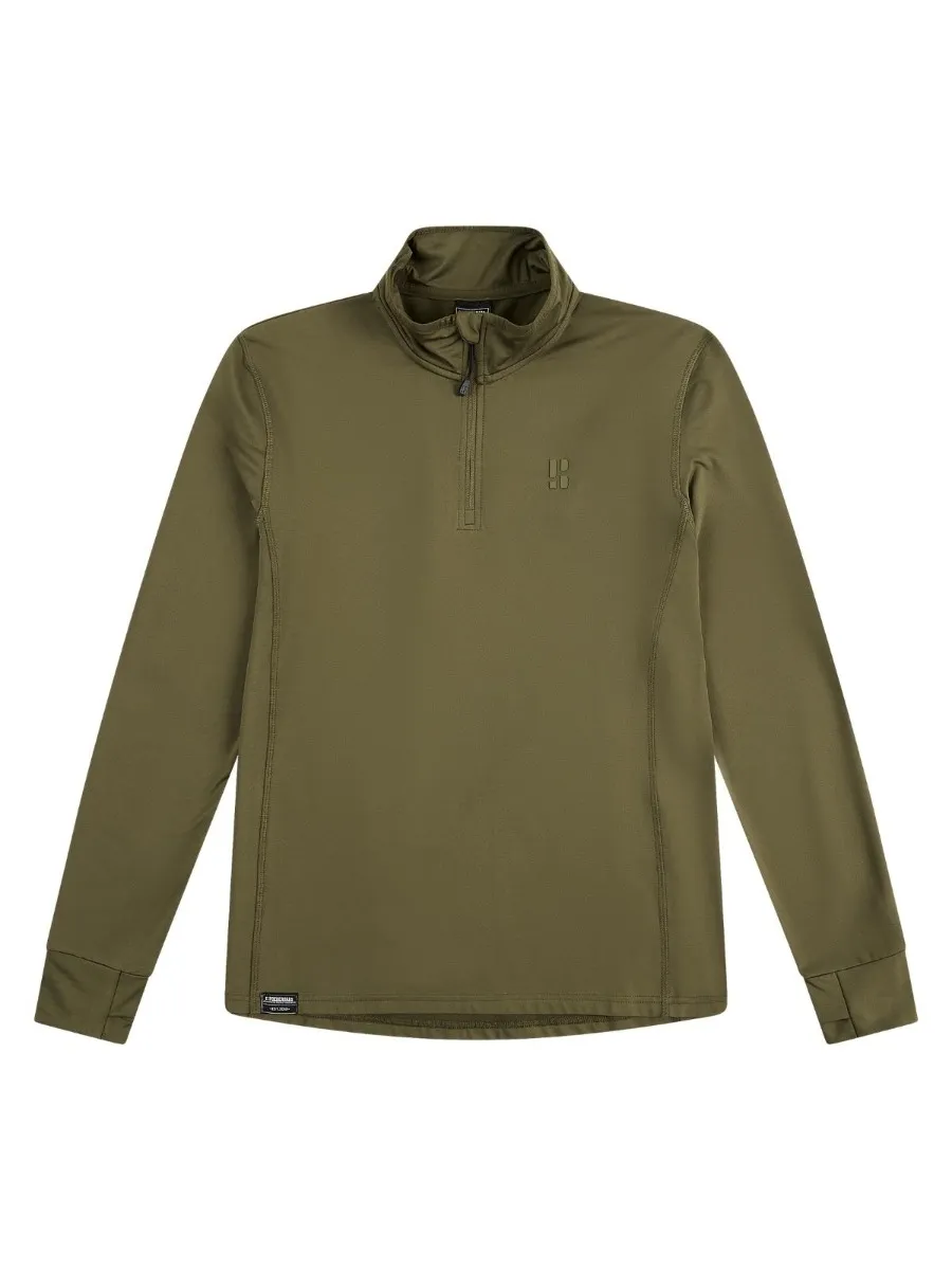 Poederbaas Midlayer Pully Heren Four Seasons Lightweight 2.0 Olive Green