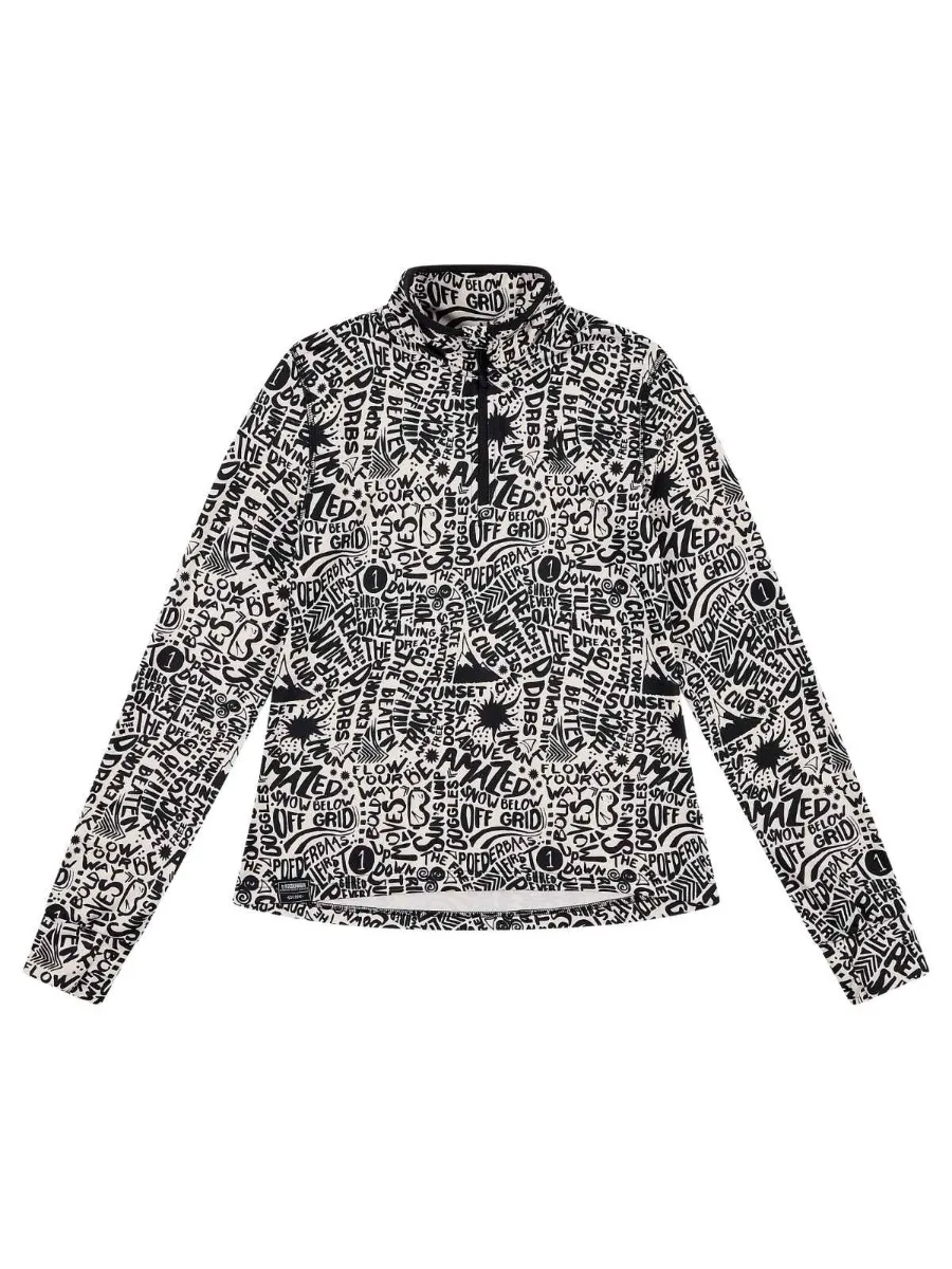 Poederbaas Skipully Dames Cabin Life Wit / Zwart