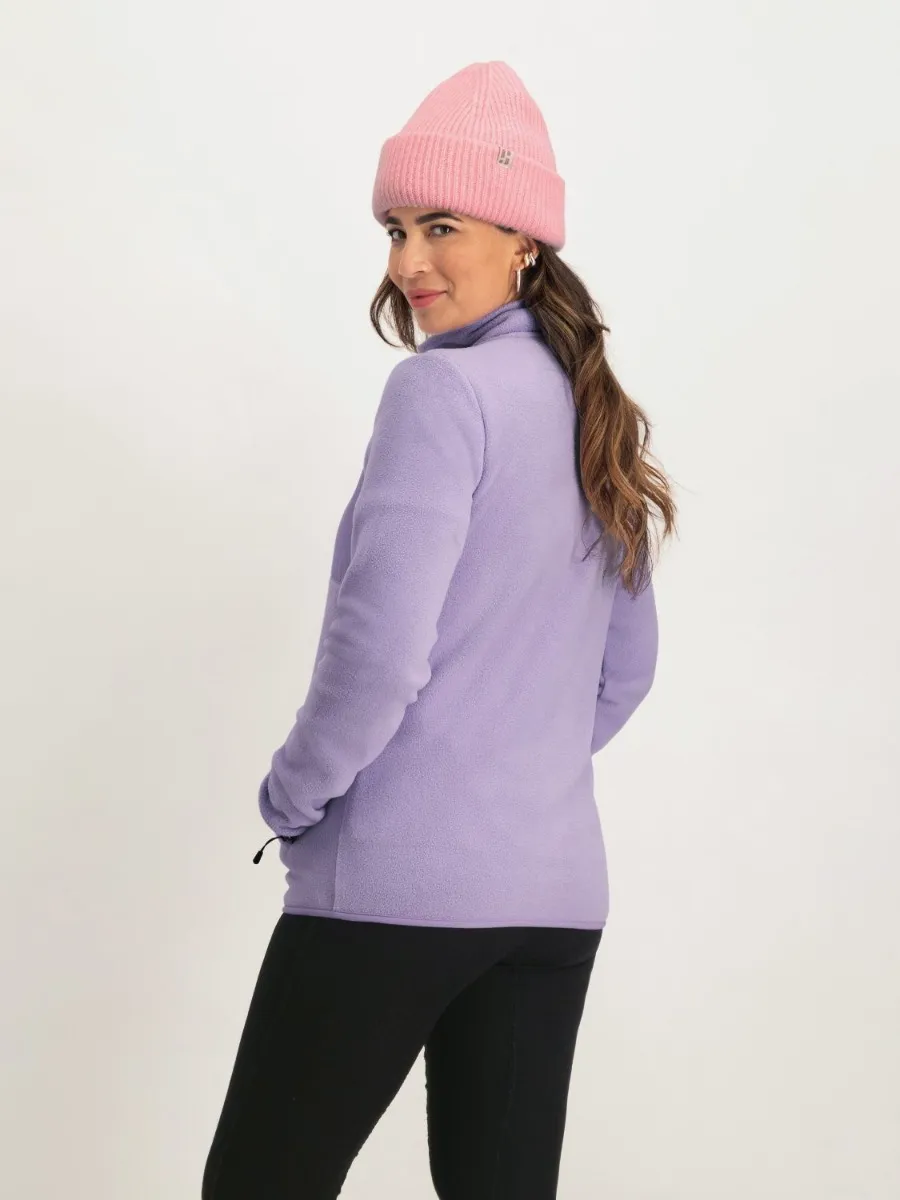 Poederbaas Four Seasons Fleece Vest Dames Lila