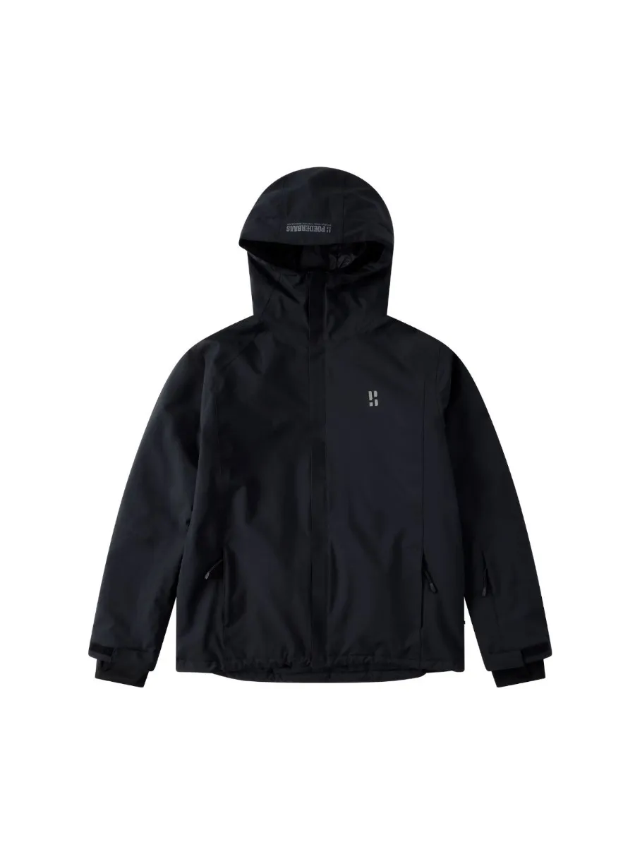 Poederbaas Ski-jas Heren Arctic 2L Insulated Zwart