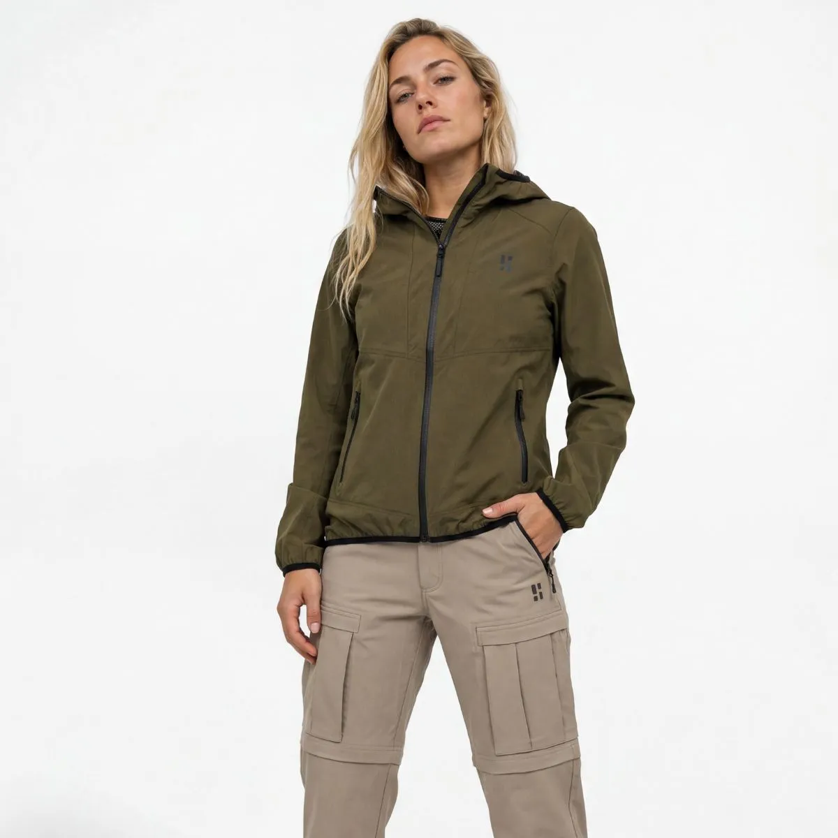 Poederbaas Outdoorjas Dames SOLX Multi Sport 2.5L Olive Green