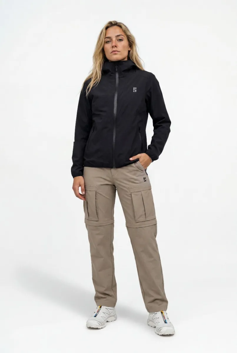 Poederbaas Outdoorjas Dames SOLX Multi Sport 2.5L Zwart
