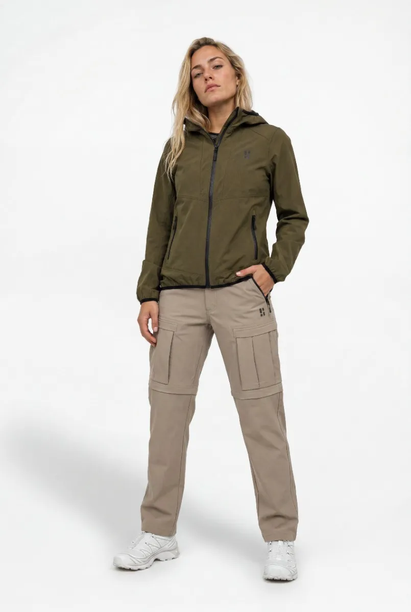 Poederbaas Outdoorjas Dames SOLX Multi Sport 2.5L Olive Green