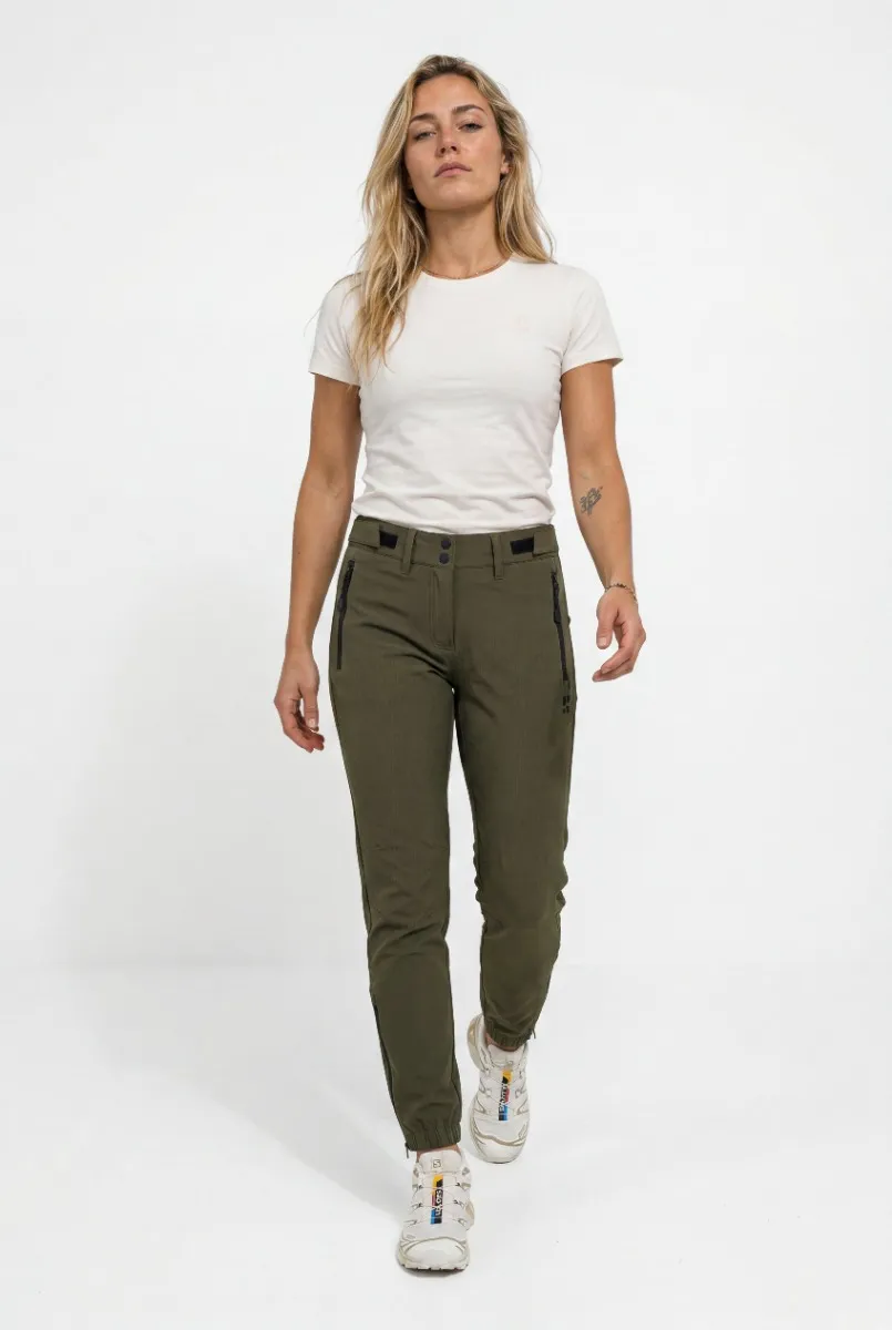 Poederbaas Outdoor Broek Unisex SOLX Olive Green