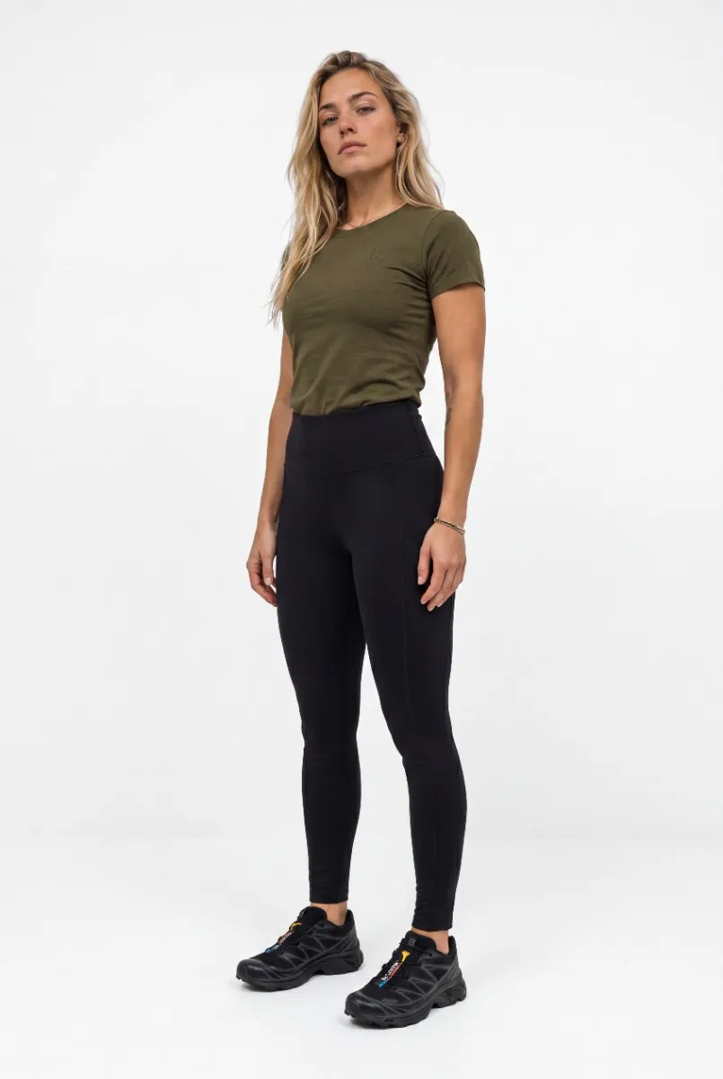 Poederbaas Outdoor Legging Dames SOLX Zwart