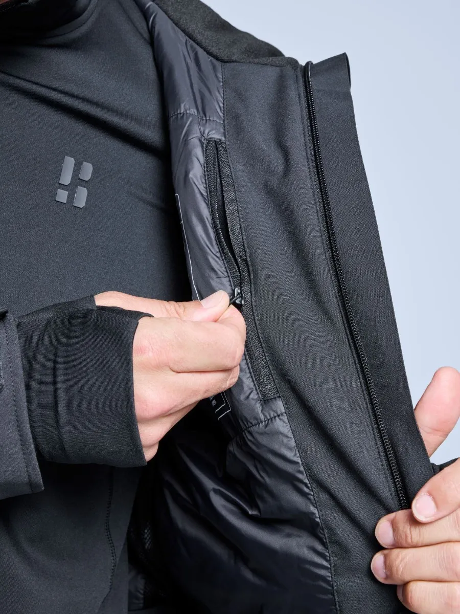 Poederbaas Ski-jas Heren Arctic 2L Insulated Zwart